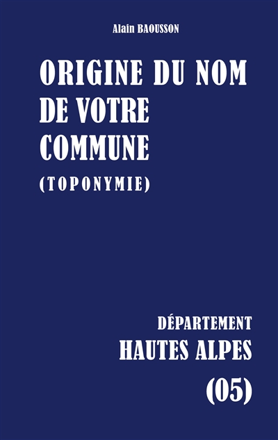 Origine du nom de votre...