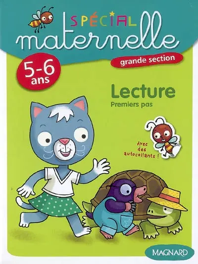 Lecture, grande section, 5-6 ans : premiers pas