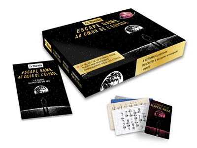 Escape game au coeur de l'espace : 3 enquêtes de 45 minutes : le secret de la planète rouge, alerte aux astéroïdes, embarquement pour les étoiles
