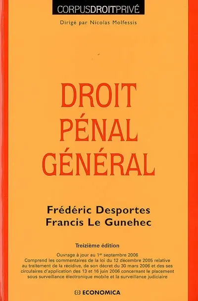 Droit pénal général