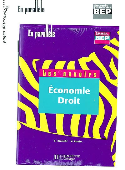 Economie-droit, 2de BEP :...