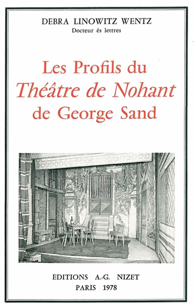 Les profils du théâtre de Nohant de George Sand