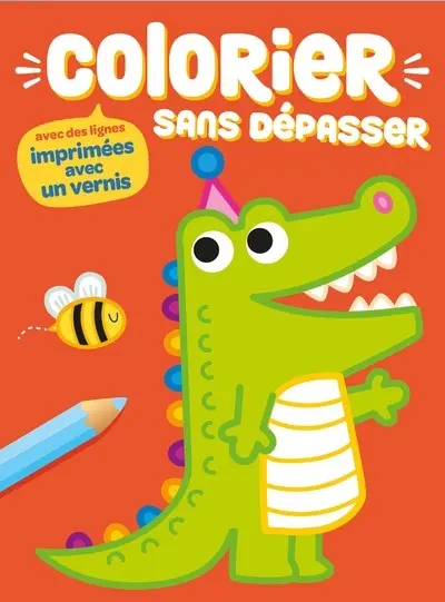 Colorier sans dépasser : le crocodile