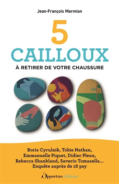 5 cailloux à retirer de votre chaussure : Boris Cyrulnik, Tobie Nathan, Emmanuelle Piquet, Didier Pleux, Rebecca Shankland, Saverio Tomasella... : enquête auprès de 18 psy