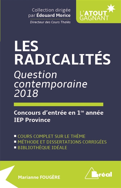 Les radicalités : question...