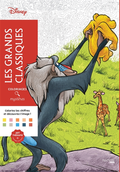 Les grands chefs-d'oeuvre Disney : coloriages mystères - Walt Disney  company - Librairie Mollat Bordeaux