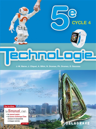 Technologie 5e, cycle 4