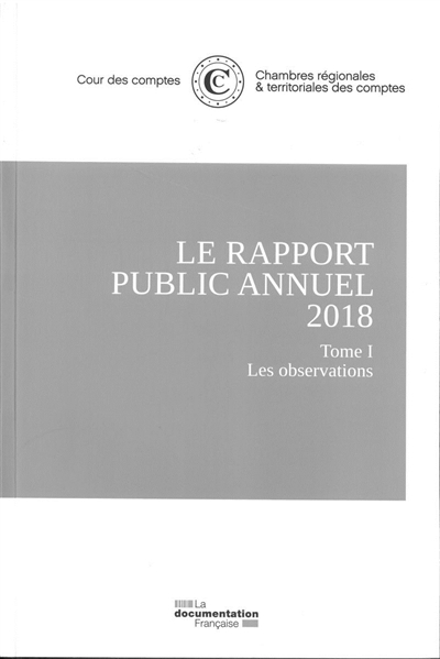 Le rapport public annuel 2018