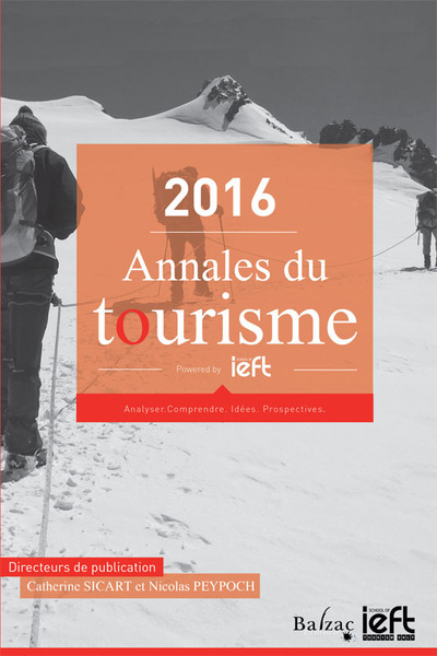 Annales du tourisme : 2016