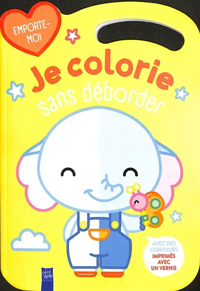 Je colorie sans déborder : l'éléphant