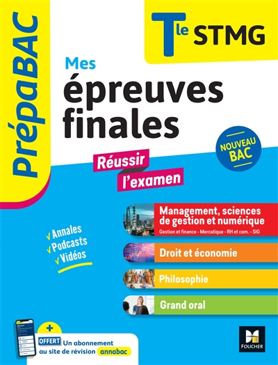 Terminale STMG : mes épreuves finales : nouveau bac