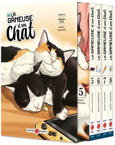 la gameuse et son chat : coffret volumes 5 à 8