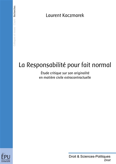 La responsabilité pour fait...