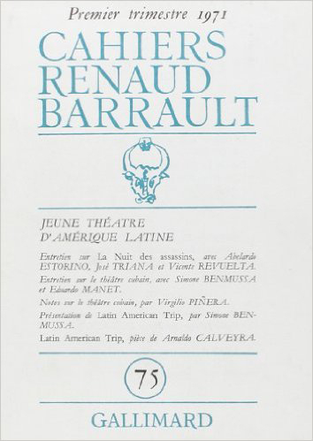 Cahiers Renaud-Barrault, n° 75. Jeune théâtre d'Amérique latine