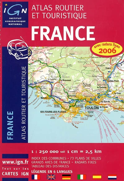 Atlas routier et touristique France