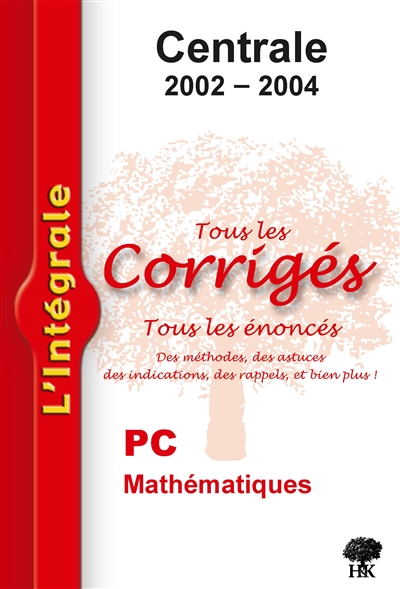 Mathématiques PC : 2002-2004