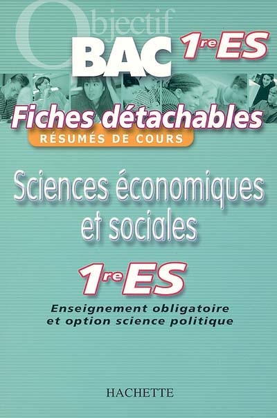 Sciences économiques et sociales 1re ES : enseignement obligatoire et option science politique