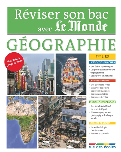 Géographie Terminale, séries L et ES