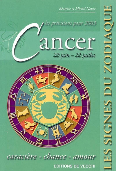 Cancer, 22 juin-22 juillet, les prévisions pour 2003 : caractère, chance, amour