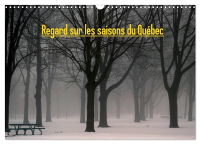 Regard sur les saisons du Québec (Calendrier mural 2026 DIN A3 vertical), CALVENDO calendrier mensuel : Petit voyage au fil des saisons