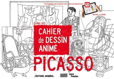 Picasso : cahier de dessin animé