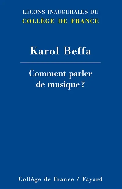 Comment parler de musique ?