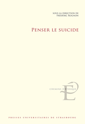Penser le suicide : actes...