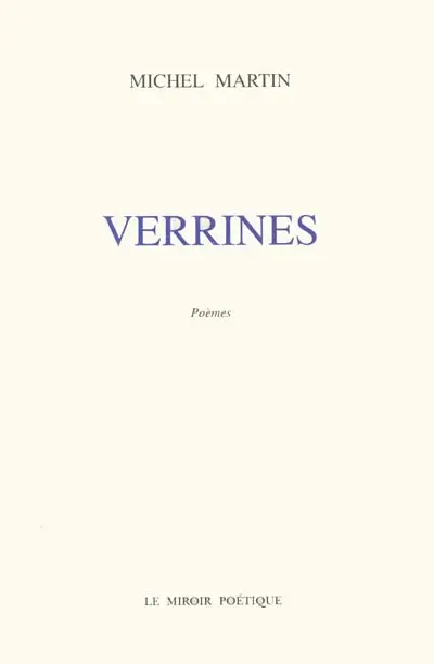 Verrines : poèmes