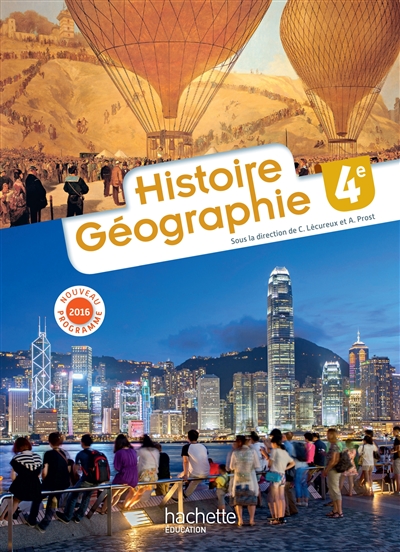 Histoire géographie 4e : nouveau programme 2016