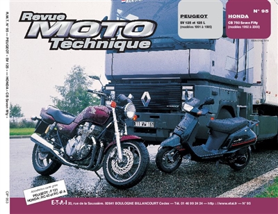 Revue moto technique, n° 95.3. Peugeot scooter SV 125
