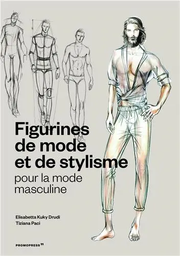 Figurines de mode et de stylisme pour la mode masculine