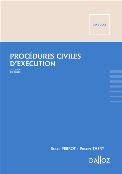 Les procédures civiles d'exécution