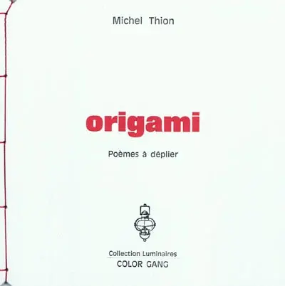 Origami : poèmes à déplier