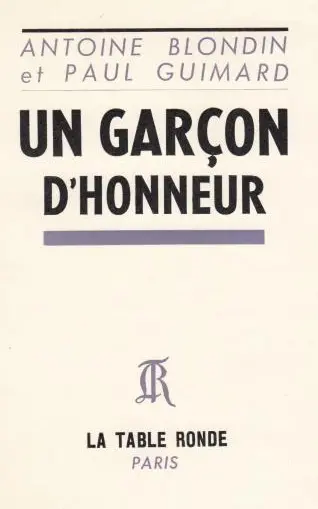 Un Garçon d'honneur