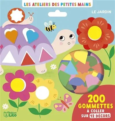 Le jardin : 200 gommettes à coller sur 12 décors