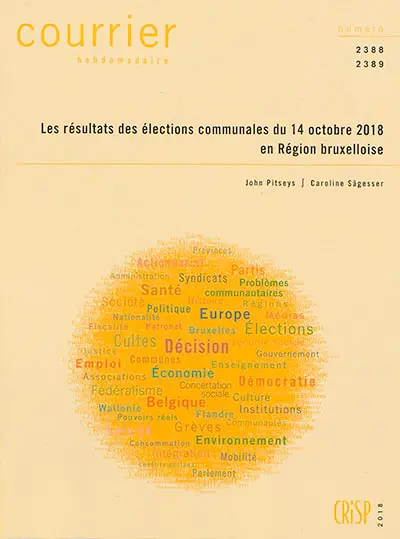 Courrier hebdomadaire, n° 2388-2389. Les résultats des élections communales du 14 octobre 2018 en Région bruxelloise