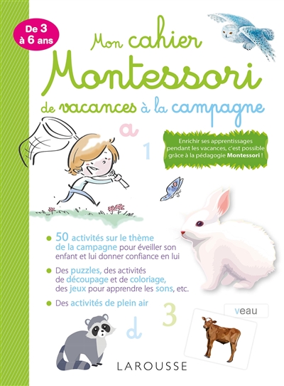 Mon cahier Montessori de...