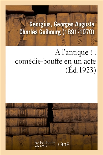 A l'antique ! :...