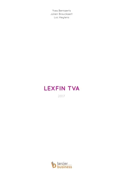 Lexfin TVA : 2017
