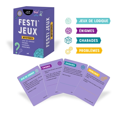 Mystères : jeux de logique, énigmes, charades, problèmes