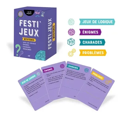 Mystères : jeux de logique, énigmes, charades, problèmes