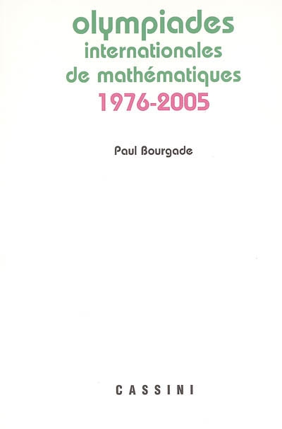 Olympiades internationales de mathématiques : 1976-2005