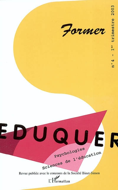 Eduquer, n° 4. Former