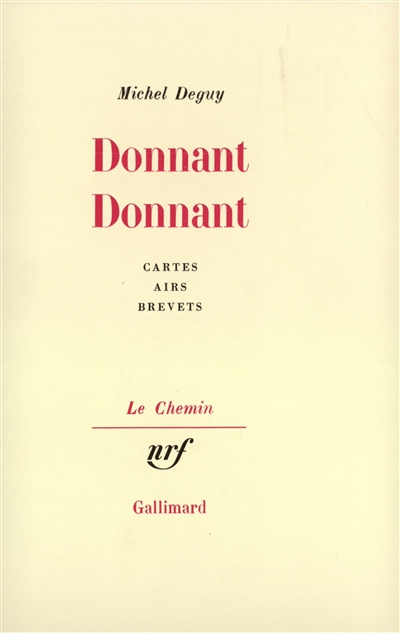 Donnant donnant : cartes, airs, brevets