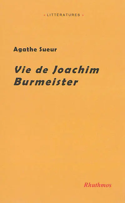 Vie de Joachim Burmeister