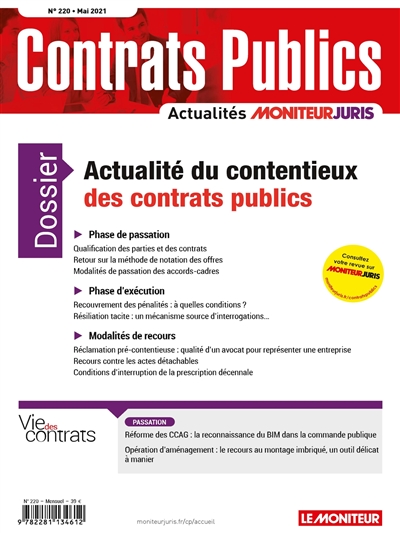 Contrats publics,...