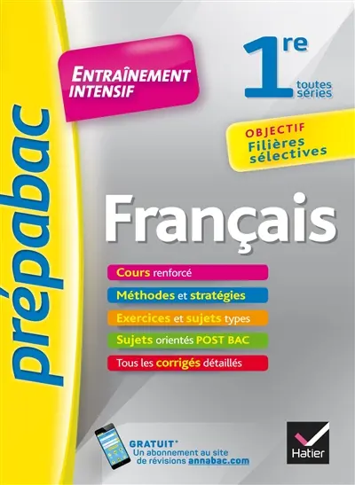 Français 1re, toutes séries