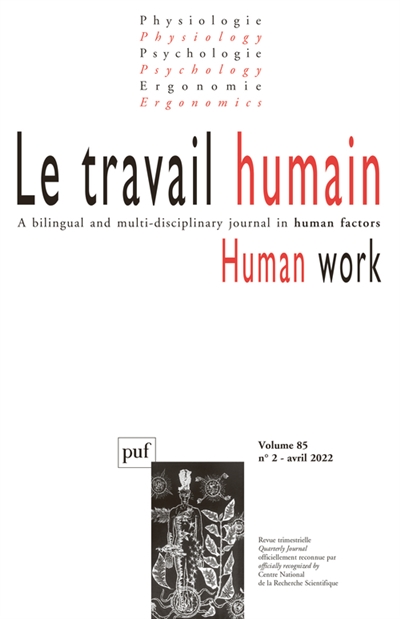 Travail humain (Le), n° 2...