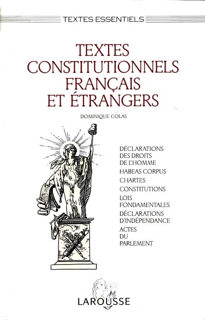 Textes constitutionnels français et étrangers