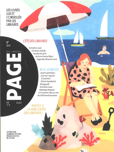 Page des libraires, n° 214. L'été des libraires